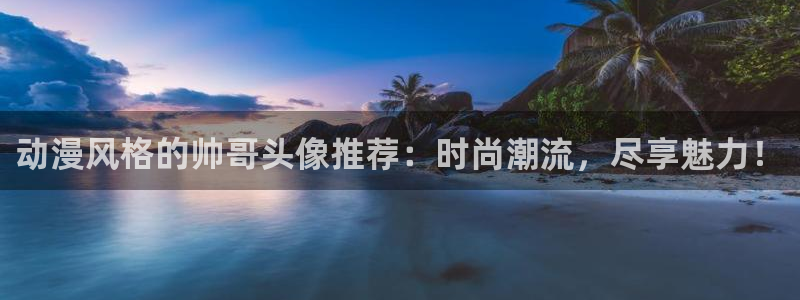 age动漫官网入口老版本：动漫风格的帅哥头像推荐：时尚潮流，尽享魅力！